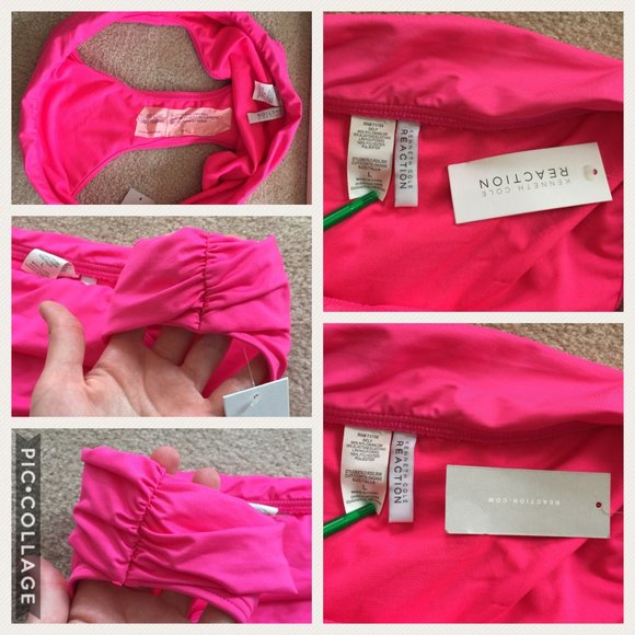 Kenneth Cole Reaction L Sash Hipster Bikini Bottom - Picture 12 of 12